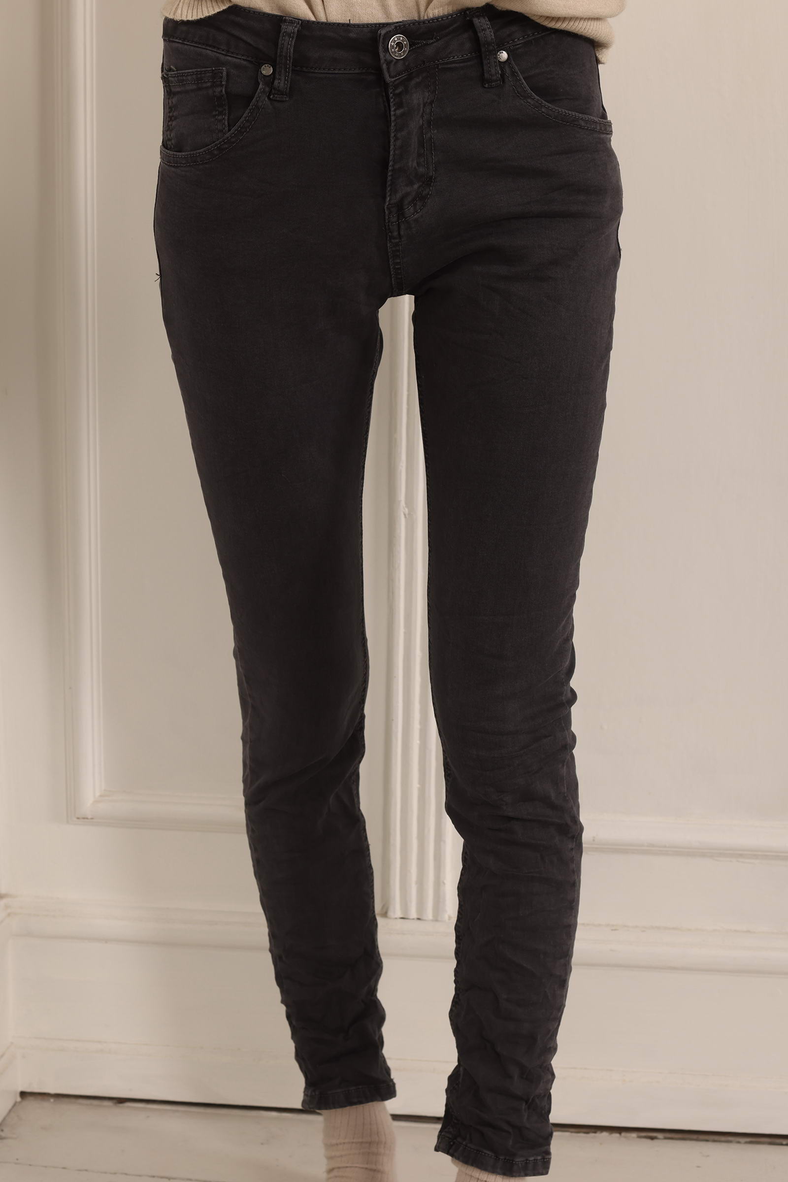 Skinny Jeans style W1226/darkgrey