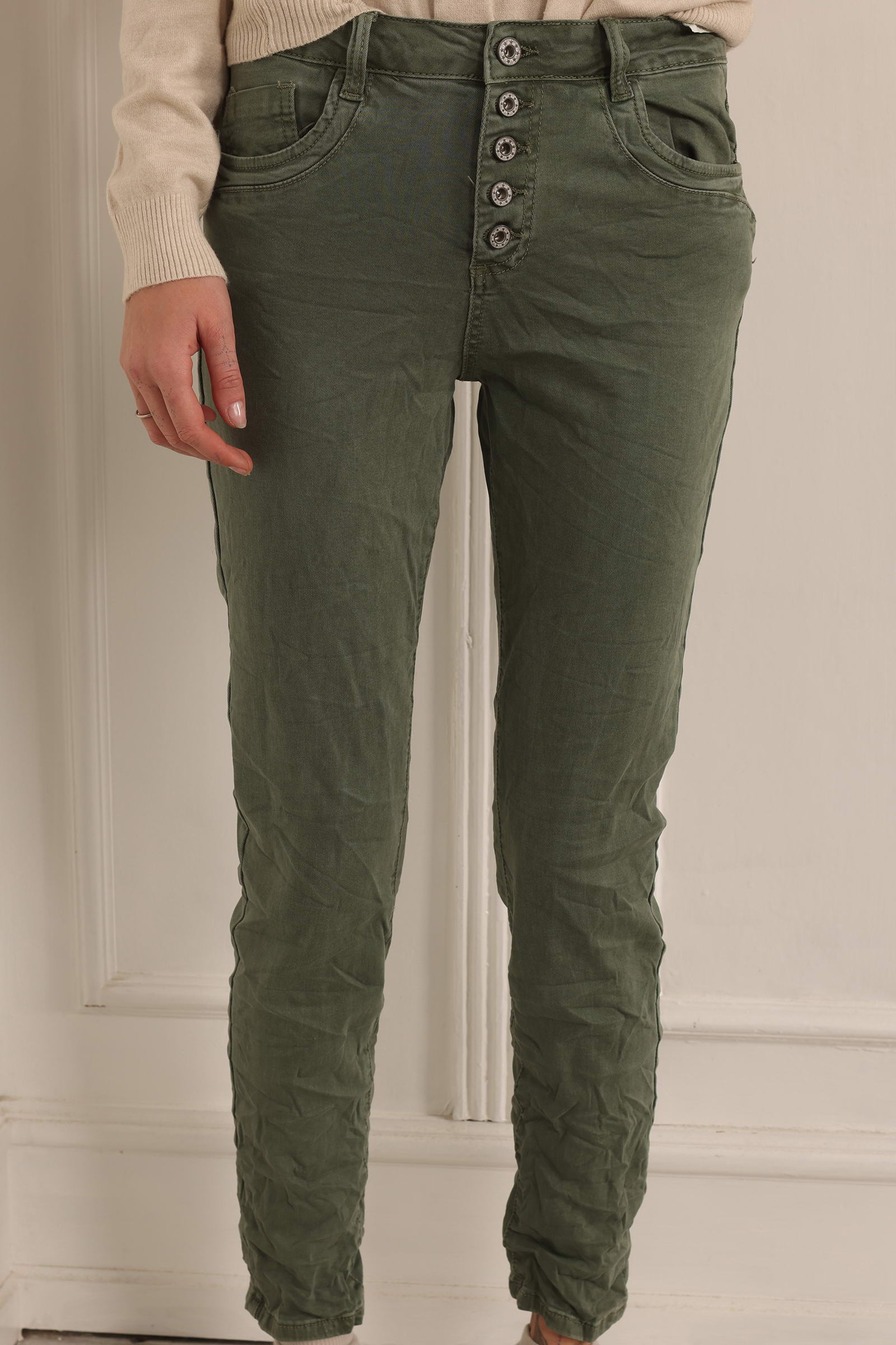 Slim jeans style Y1227/darkarmy