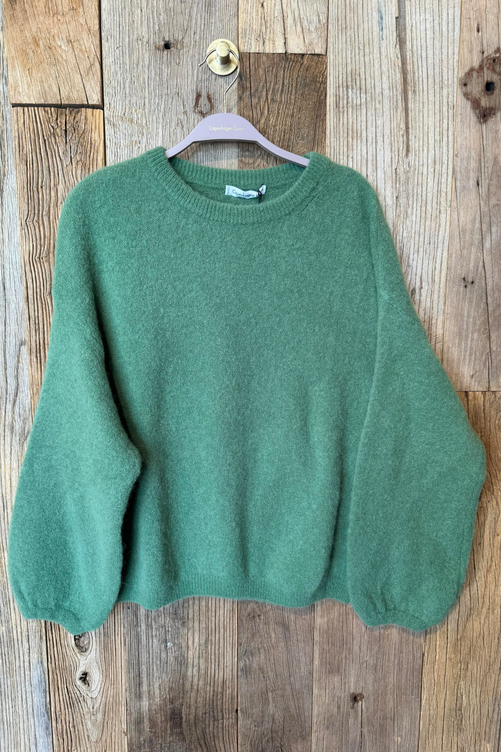 Cozy Alpaca Blend Sweater - Style 7052 (Gucci Green)